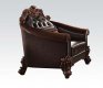 Vendome II Chair 53130 in Cherry Leatherette by Acme w/Options