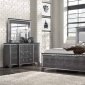 Penelope Bedroom in Metallic Grey by Global w/Options