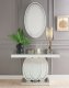 Nysa Console Table & Mirror Set 90320 in Mirror by Acme