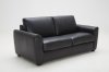 Ventura Premium Sofa Bed in Black Leather by J&M