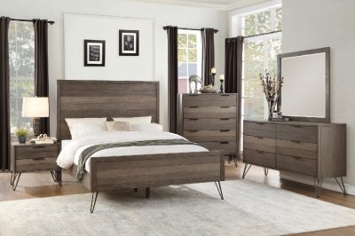 Urbanite Bedroom 1604 Set in Gray Acacia by Homelegance