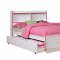 Bobbi CM7852PK 4Pc Youth Bedroom Set in White & Pink w/Options