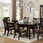 Dark Cherry Finish Classic Vienna Dining Table w/Options by Acme