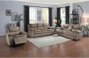 Bastrop Reclining Sofa 8230FBR in Brown Fabric by Homelegance