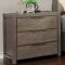 Ariella Bedroom w/Drawer Footboard CM7862DR in Gray w/Options