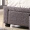 300244Q Upholstered Bed in Brown Tweed Fabric by Coaster