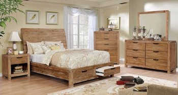 Dion Bedroom CM7361 in Weathered Light Oak w/Options [FABS-CM7361-Dion]