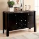 Gladstone I CM3823SV Server in Black or Dark Walnut w/Marble Top