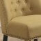 902497 Accent Chair Set of 2 in Yellow Fabric by Coaster