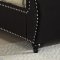 Dakota Bed in Black Velvet Fabric by Meridian w/Options