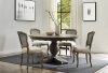 Ruby Dining Table 72865 Rustic Gray Oak by Acme w/Options