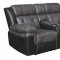 Saybrook Motion Sofa 609144 Charcoal & Black by Coaster