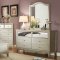 Adeline CM7282 Bedroom in Silver Tone w/Options