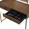 Coleen Vanity AC00670 in Walnut by Acme w/Optional Ottoman