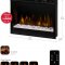 Xavier Electric Fireplace Media Console by Dimplex w/Crystals