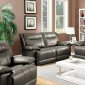 Dolton Reclining Sofa CM6128GY in Bonded Leather w/Options