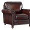 Hampton Sofa & Loveseat Set Leather Italia in Brown w/Options