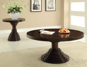 701738 3Pc Coffee Table Set in Nutmeg by Coaster [CRCT-701738]