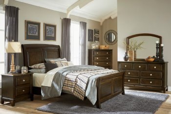 Fostoria 5Pc Bedroom Set 1615 in Cherry by Homelegance w/Options [HEBS-1615-Fostoria]