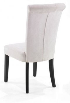 White Fabric Modern Set of 2 Tuxford Dining Chairs [ARDC-3142 Tuxford White]