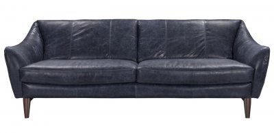 Yuma Sofa 54230 MI Piace in Blue Top Grain Leather by Acme