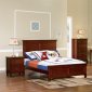 Tamarack Youth Bedroom Set 4Pc in Brown Cherry by NCFurniture