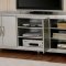 Sade 74" Contemporary Style TV Console CM5441 in Silver