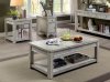 Meadow 3PC Coffee & End Table Set CM4327WH in Antique White