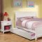 Colin CM7909WH 4Pc Kids Bedroom Set in White w/Options