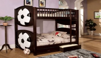 CM-BK065-SCCR-T Olympic V Twin/Twin Bunk Bed with Options [FAKB-CM-BK065-SCCR-T Olympic V]