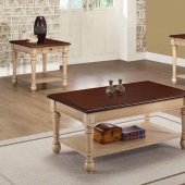 704418 Coffee Table 3Pc Set by Coaster w/Options