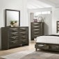 Salano 5Pc Bedroom Set 215881 in Mod Grey by Coaster w/Options