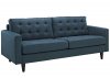 Empress Sofa in Azure Fabric by Modway w/Options