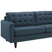 Empress Sofa in Azure Fabric by Modway w/Options