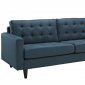 Empress Sofa in Azure Fabric by Modway w/Options