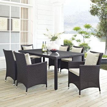 Convene Outdoor Patio Dining Set 7Pc EEI-2199 by Modway [MWOUT-EEI-2199-Convene]