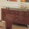 Half Brown High Gloss Zebrano Finish Contemporary Buffet