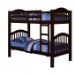 Heartland Bunk Bed 02554 in Espresso by Acme w/Options