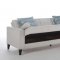 Milton Perla Cream Sofa Bed Set in Fabric by Bellona