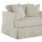 Bentley Sofa in Bull Natural Fabric by Klaussner w/Options