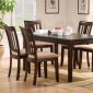 Dark Espresso Finish Contemporary Dinette w/Optional Chairs