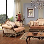 Amber Fabric Sofa in Traditional Style w/Options