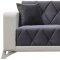 Venedik Sofa Bed in Gray Fabric by Casamode w/Options