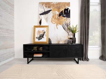 Marsden TV Stand 703003 in Charcoal Black by Coaster [CRTV-703003 Marsden]