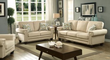 Sanders CM6285BG Sofa in Beige Fabric w/Options [FAS-CM6285BG-Sanders]