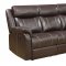 Domino Motion Sofa & Loveseat Set in Chocolate by Klaussner