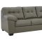 Donlen Sofa & Loveseat Set 59702 in Gray Faux Leather by Ashley