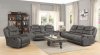 Wyatt Motion Sofa 602451 in Grey Microfiber by Coaster w/Options