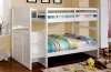 CM-BK922T Appenzell Twin/Twin Bunk Bed in White