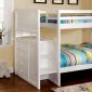 CM-BK922T Appenzell Twin/Twin Bunk Bed in White